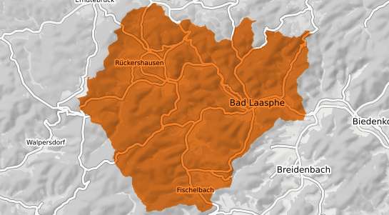 Mietspiegelkarte Bad Laasphe